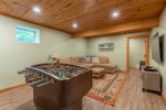 Family Entertainment Room with Foosball and TV